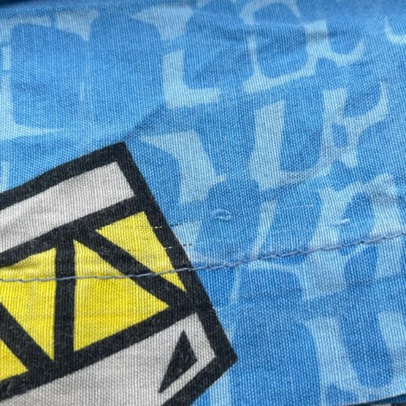 Power Rangers Dino Charge Twin Flat Sheet Top Boys Dinosaur Blue - Picture 2 of 8